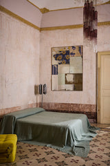 NEW - Fog Heavyweight Linen Bedcover