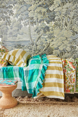 SHIPS JULY - Kelp Stripe Duvet Cover