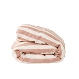 SHIPS JULY - Tobacco Stripe Duvet Cover