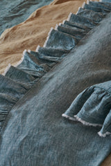 Spruce Ruffle Flat Sheet