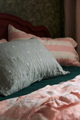 SHIPS JULY - Blush Stripe Flat Sheet