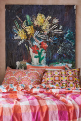 SHIPS MID NOVEMBER - Sherbet Check Duvet