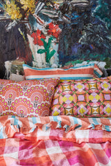 SHIPS MID NOVEMBER - Sherbet Check Duvet