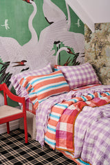 SHIPS MID NOVEMBER - Sherbet/Lilac Double Sided Quilt