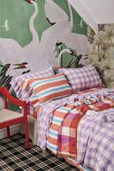 SHIPS MID NOVEMBER - Lilac Gingham Pillowcase Sets
