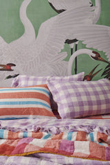 SHIPS MID NOVEMBER - Lilac Gingham Pillowcase Sets