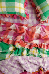 SHIPS MID NOVEMBER - Sherbet/Lilac Double Sided Quilt