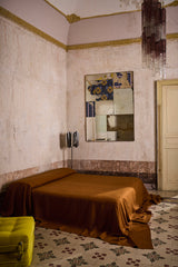 NEW - Terracotta Heavyweight Linen Bedcover