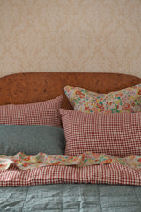 Mulberry Gingham Pillowcase Sets