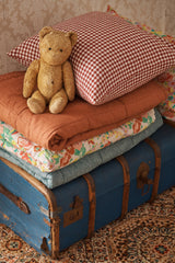 Mulberry Gingham Cushion