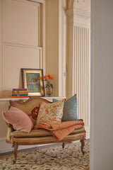 Mulberry Gingham Cushion