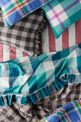 SHIPS SEPTEMBER - Licorice Gingham Duvet Cover