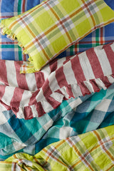 SHIPS APRIL - Sangria Stripe Flat Sheet