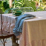 NEW - Cefalù Check Napkin with Ruffle