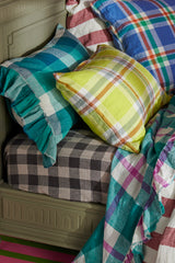 SHIPS APRIL - Peacock Check Pillowcase Sets