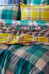 SHIPS APRIL - Citron/Peacock Double Sided Quilt