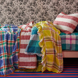 SHIPS APRIL - Peacock Check Duvet Cover