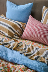 SHIPS MID NOVEMBER - Taupe Stripe Flat Sheet