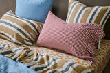 SHIPS MID NOVEMBER - Taupe Stripe Flat Sheet
