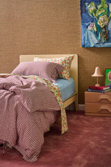 Mulberry Gingham Duvet Cover