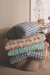 SHIPS SEPTEMBER - Addis Check Cushion