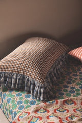 SHIPS SEPTEMBER - Sparrows Check Full Ruffle Pillowcase Set
