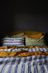 SHIPS JULY - Chambray Stripe Duvet Cover