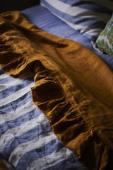 SHIPS JULY - Chambray Stripe Duvet Cover