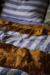SHIPS JULY - Chambray Stripe Duvet Cover