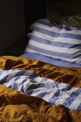 SHIPS JULY - Chambray Stripe Duvet Cover