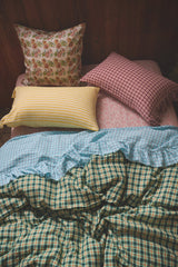 NEW - Fairywren Check Flat Sheet