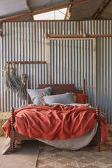 NEW - Gumnut Gingham Flat Sheet