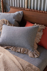 NEW - Pepperberry Check Fitted Sheet