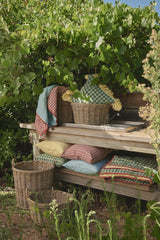 NEW - Fairywren Check Cushion