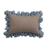 SHIPS SEPTEMBER - Sparrows Check Full Ruffle Pillowcase Set