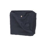 NEW - French Navy Heavyweight Linen Bedcover