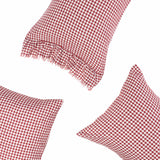 Mulberry Gingham Pillowcase Sets