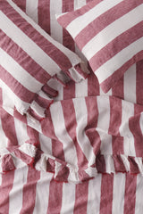 SHIPS APRIL - Sangria Stripe Fitted Sheet