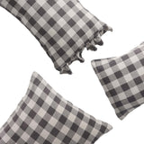 SHIPS SEPTEMBER - Licorice Gingham Pillowcase Sets