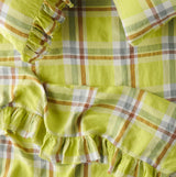 SHIPS MID NOVEMBER - Citron Check Flat Sheet