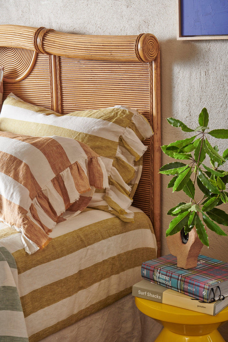 Turmeric Stripe Pillowcase Sets