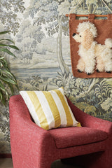 SHIPS JUNE - Kelp Stripe Cushion