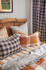 Biscuit Check Pillowcase Sets