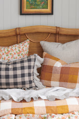 SHIPS APRIL - Biscuit Check Pillowcase Sets