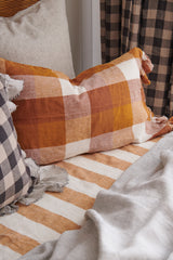 Biscuit Check Pillowcase Sets
