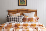 SHIPS APRIL - Biscuit Check Duvet Cover
