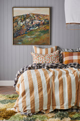 Turmeric Stripe Duvet Cover