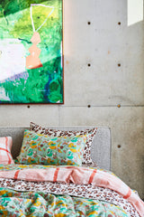 SHIPS APRIL - Floss Check Duvet Cover