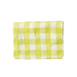 SHIPS APRIL - Limoncello Gingham Linen Tablecloth