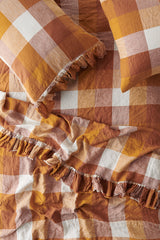 SHIPS APRIL - Biscuit Check Pillowcase Sets